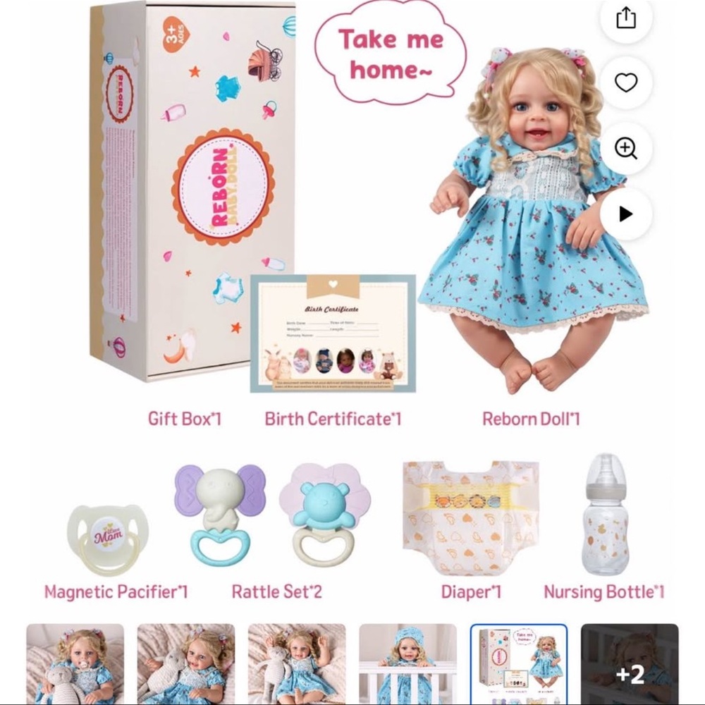 Reborn Baby Doll - Picture 6 of 6